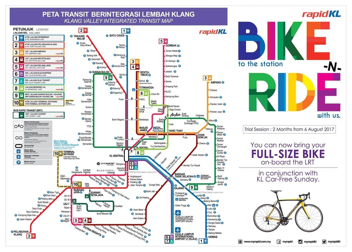 rapidkl બસ રૂટ મેપ