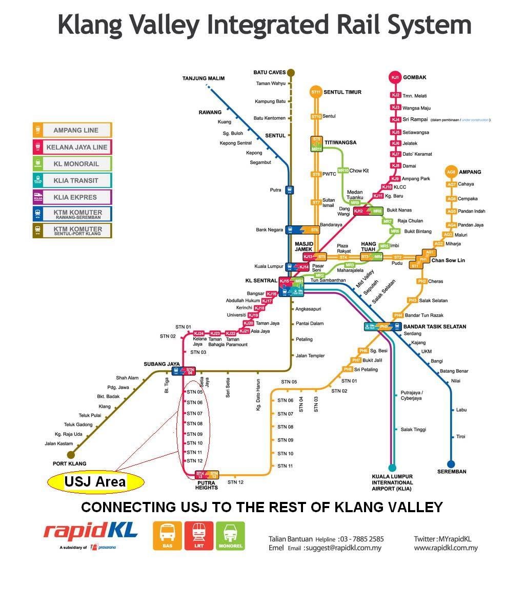 subang જયા lrt માર્ગ નકશો
