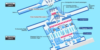 Klia ટર્મિનલ નકશો