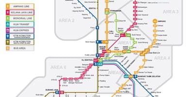 Kl sentral lrt નકશો