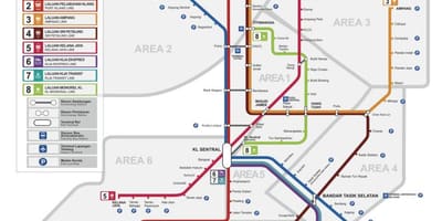 Rapidkl lrt માર્ગ નકશો