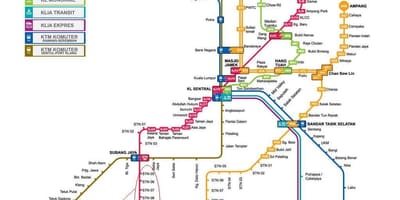 Subang જયા lrt માર્ગ નકશો